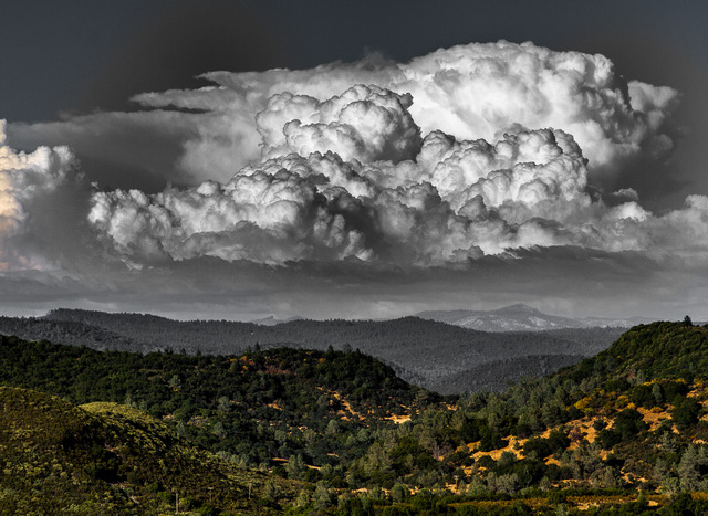 Thunderheads over the Sierras