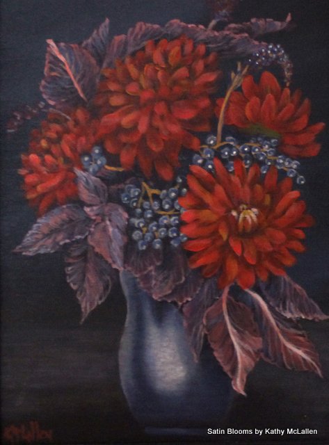 Satin Blooms by Kathy McLallen