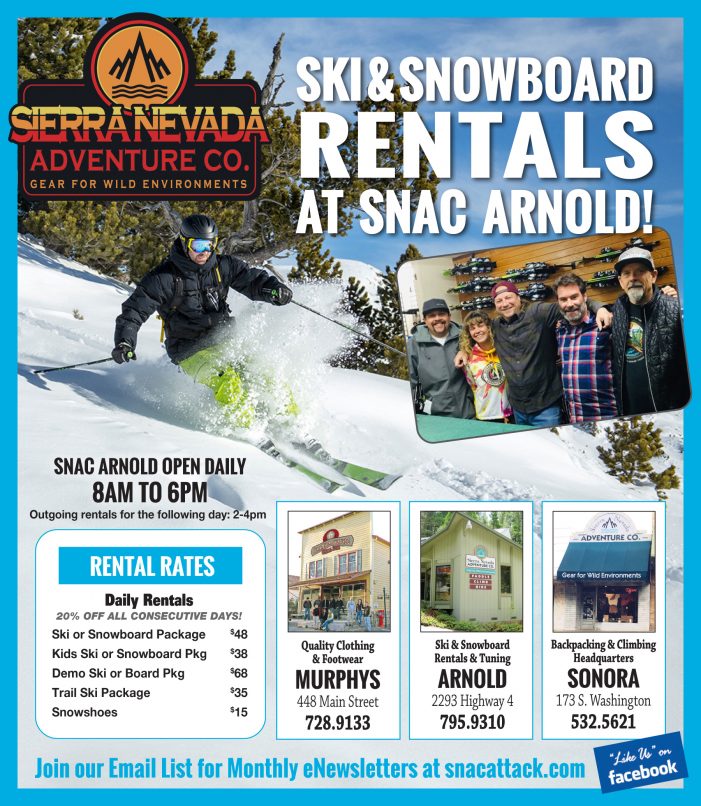 SNAC is the Perfect Choice for Your Ski & Snowboard Rentals!!