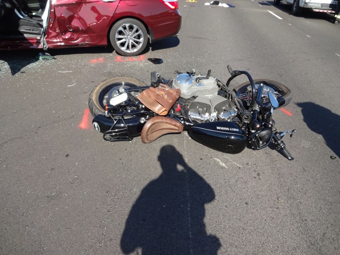 Major Head Trauma In Motorcycle vs Vehicle Accident In Sonora