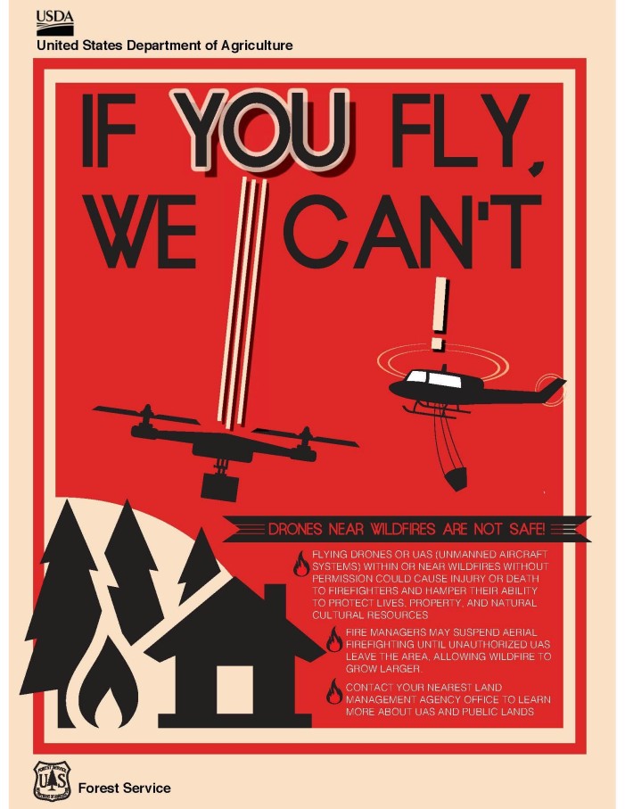 “If you fly, we can’t!” Drones Make It Unsafe For Fire Fighting Aircraft