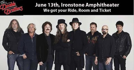 Only a Few More Seats Left on the Doobie Brothers Party Bus from Bear Valley..