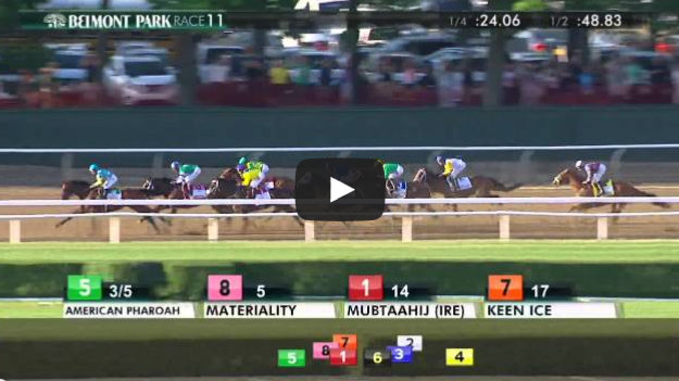 American Pharoah wins the Triple Crown – 2015 Belmont Stakes