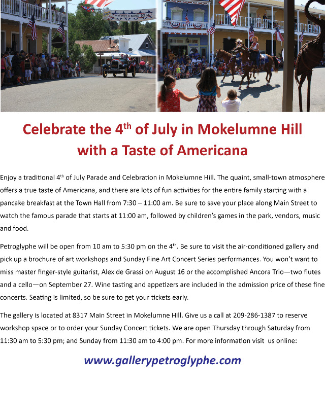 Celebrate the 4th of July in Mokelumne Hill with a Taste of Americana