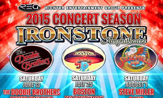 Doobie Brothers, Robert Cray, Los Lobos and a New Stage at Ironstone!!!