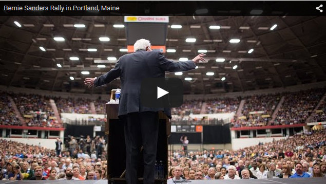 Bernie Sanders Rally in Portland, Maine
