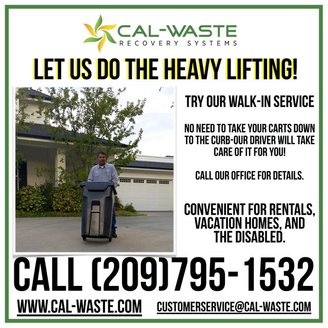 Let Cal-Waste Do The Heavy Lifting