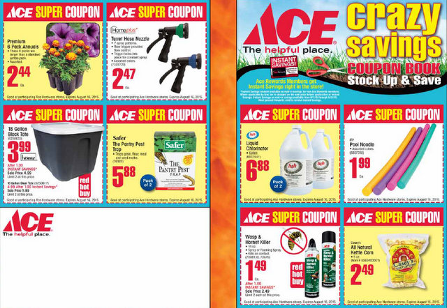 The Huge, Arnold Ace Home Center, Crazy Savings Coupon Days!