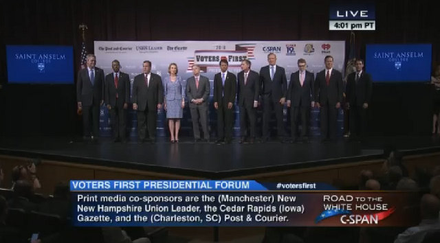 St. Anselm College Played Host To The 2016 Republican Candidates “Voters First Forum”