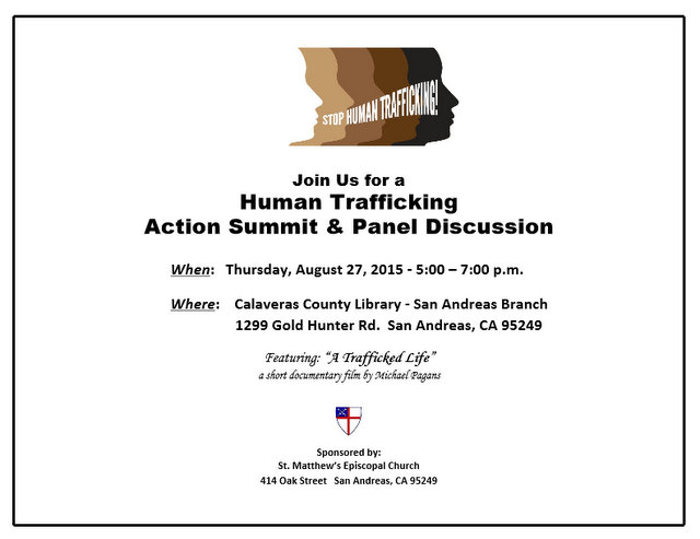Human Trafficking Summit & Panel Discussion In San Andreas (Updated)