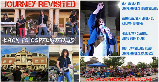 Journey Revisited Rolls Into Copper Town Square Tonight As Concert Series Rolls On