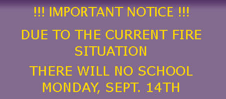 Reminder…Bret Harte High School Will Be Closed On Monday