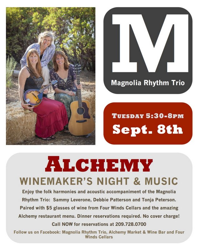 Magnolia Rhythm Trio At Alchemy Live On Sept. 8th