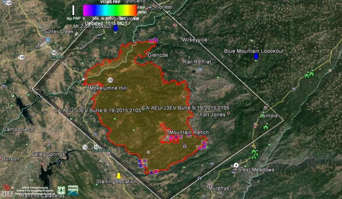 Butte Fire Temporary Flight Restrictions Still In Place