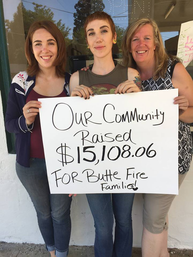 Butte Fire Fundraiser At Allison James Realty In Murphys Raises Over $15,000