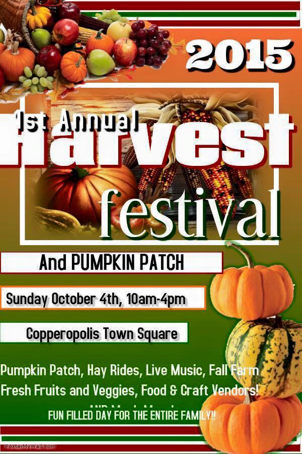 The Big Inaugural Harvest Festival & Pumpkin Patch Is Sunday From 10am – 4pm!