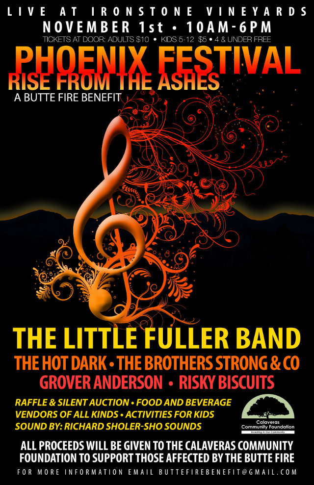 Make Plans To Attend & Participate In “The Phoenix Festival” A Butte Fire Benefit