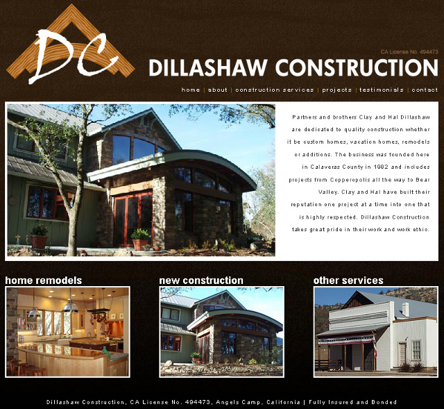 Quality Custom Homes & Construction Projects From Dillashaw Construction ~ 209.736.4855
