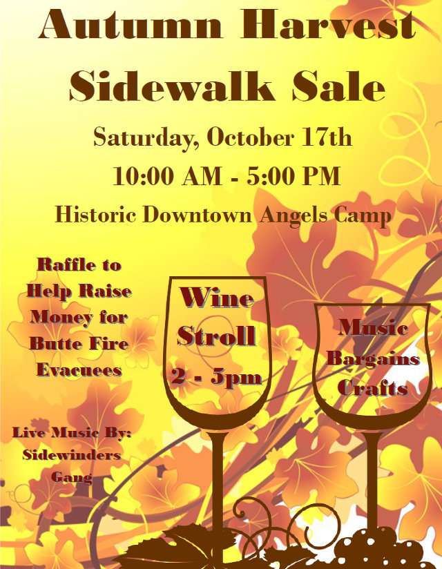 Angels Camp Autumn Sidewalk Sale