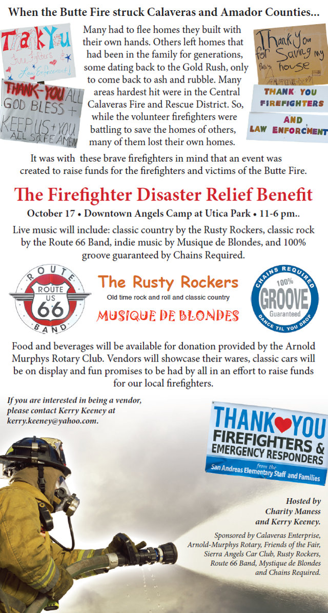 Please Attend The Big Butte Fire Fundraiser For Firefighters