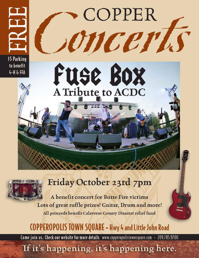 Rock Out With AC/DC Tribute Band Fuse Box & Benefit Butte Fire Recovery