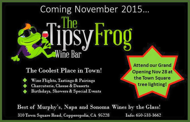 The “Tipsy Frog” Is Coming Soon To Copperopolis Town Square
