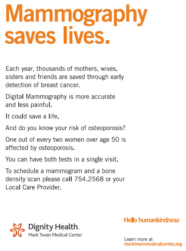 Mammography Saves Lives