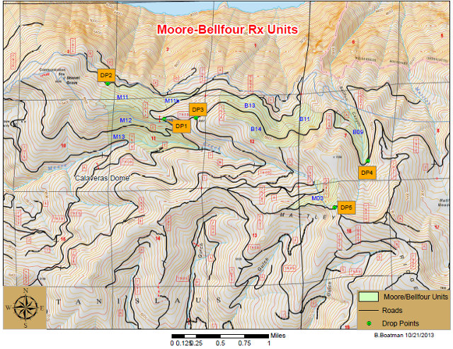 Moore/Bellfour Understory Burn In Calaveras Ranger District Starts Oct. 28th