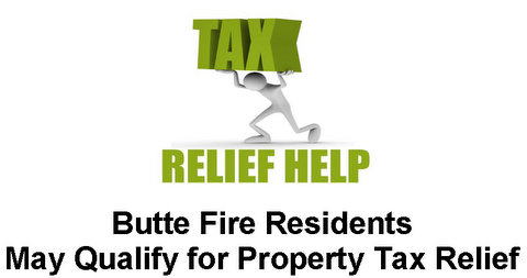 Butte Fire Residents May Qualify for Property Tax Relief