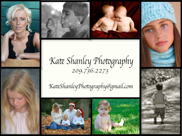 It’s Christmas Card Time! Call Kate Shanley Photography 209.736.2273