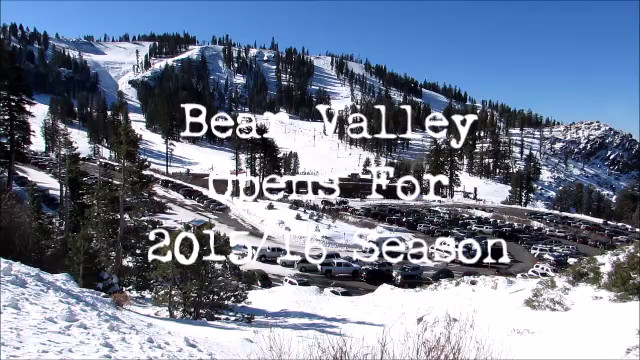Bear Valley Opening Day 2015/16 Video