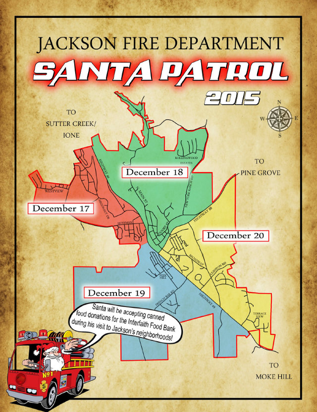 Jackson Fire Department’s Santa Patrol Is Back Again For 2015