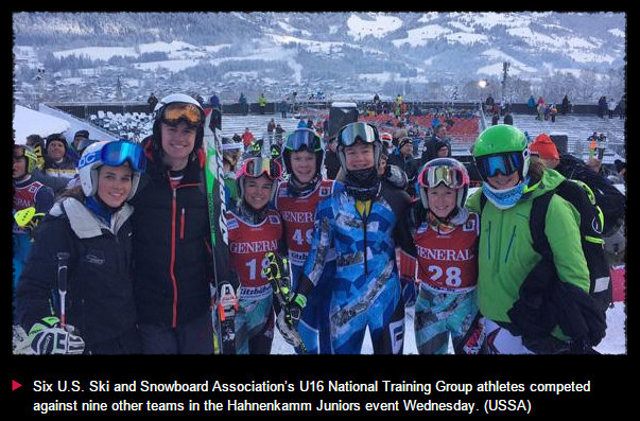 Ex BV Coach & Strawberry Resident John Cashman Coached US Ski Team’s NGT Youth Into Battle At Hahnenkamm