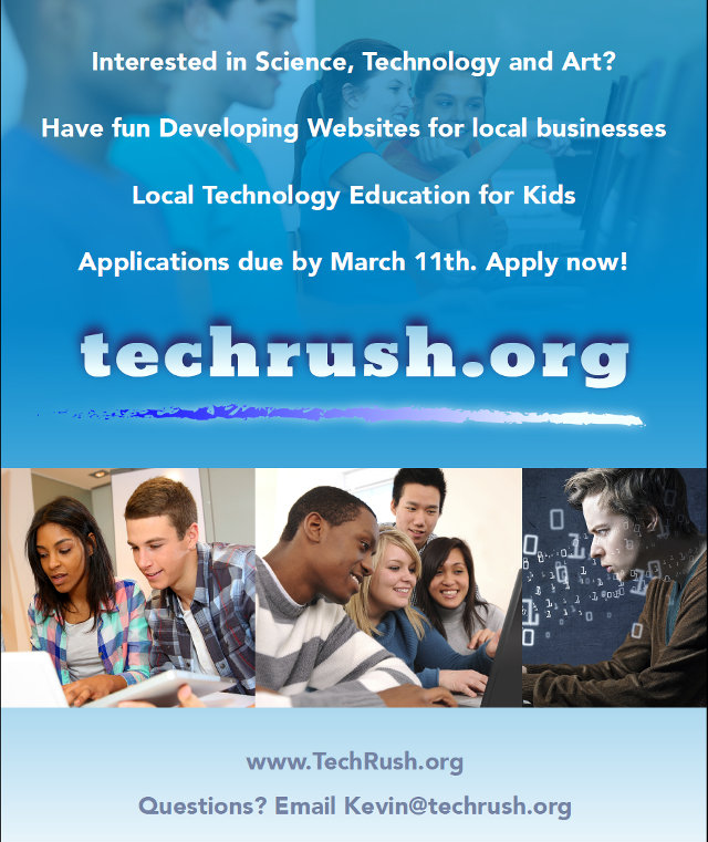 Help TechRush Assist Our Local Youth