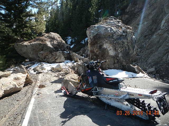 A Bit Of Rock Removal In Store For Caltrans On Hwy 4 ~ Pictures From Wagner Family