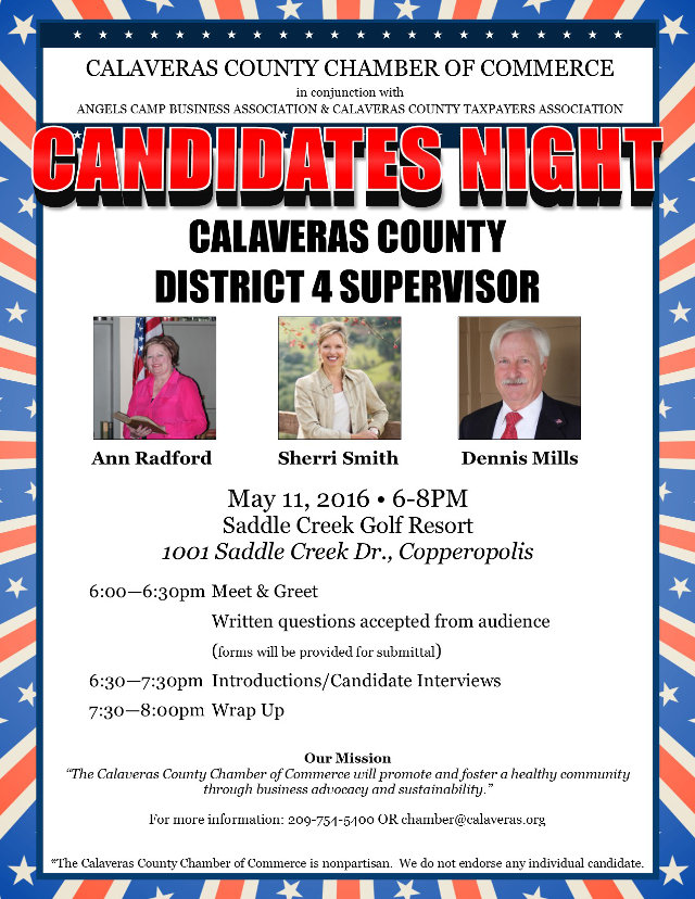Supervisor Candidates Night For District 4 Is Tonight, May 11th