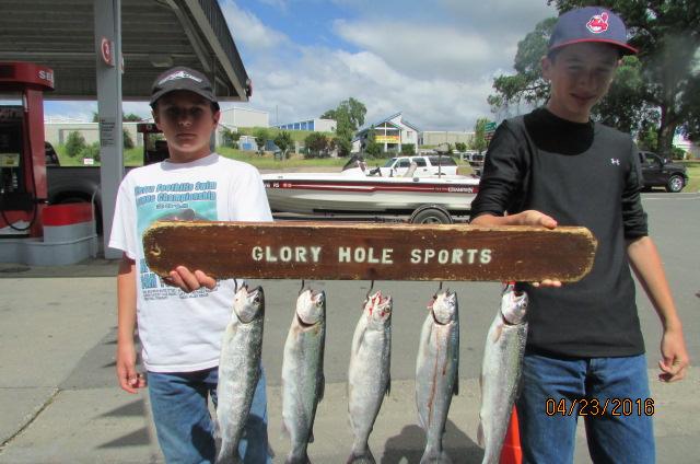 Glory Hole Fishing Report, Guide Report & Federation Tournament Results