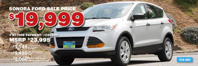 Local Smiles, Service & Savings From Sonora Ford!