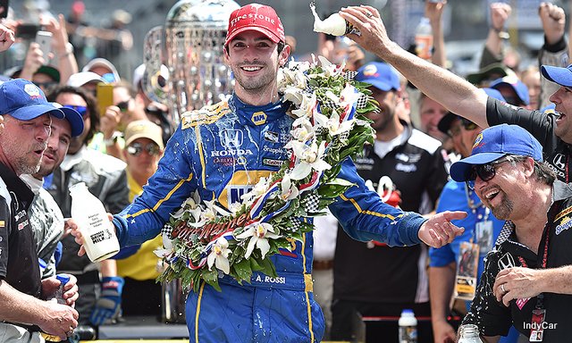 Nevada City’s Alexander Rossi Crosses Finish Line On fumes To Take 100th Running Of Indy 500 ~ IndyCar