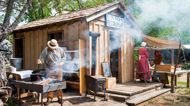 Gold Rush History Comes to Life At Columbia State Historic Park’s Diggins 1852