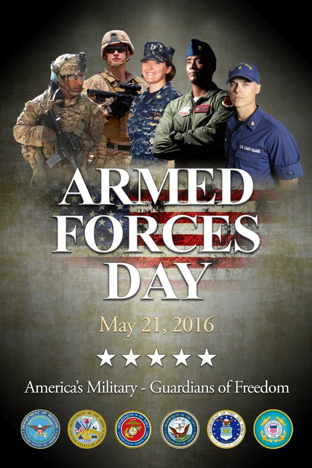 Presidential Proclamation — Armed Forces Day, 2016
