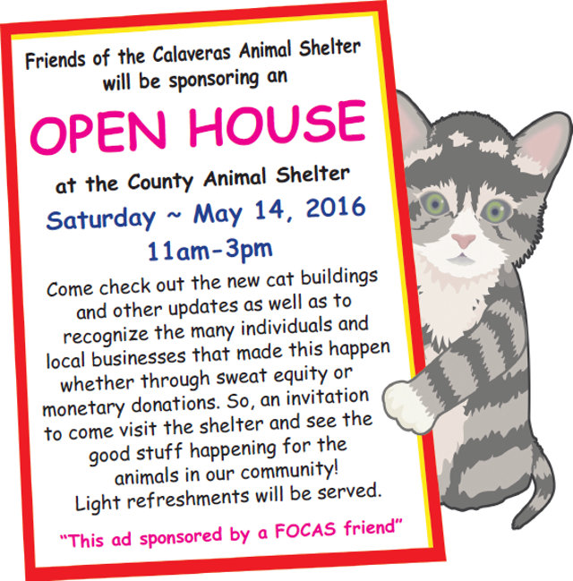 It’s For Our Furry Friends!  Don’t Miss The Open House At The Animal Shelter