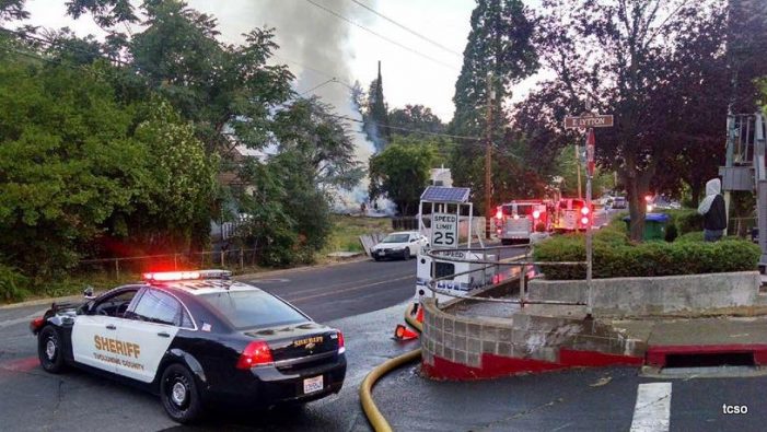 Fire Destroys Vacant Home In Sonora