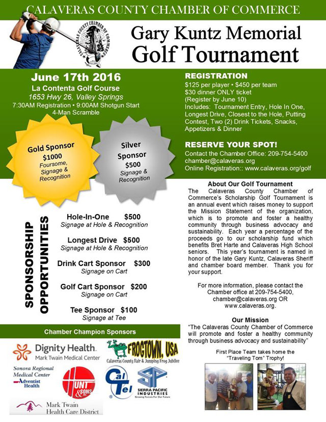 Gary Kuntz Memorial Golf Tournament Friday June 17, 2016