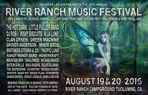 The 16th Annual River Ranch Music Festival August 19 & 20
