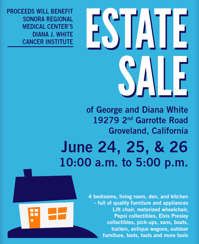 Estate Sale to Benefit the Diana J. White Cancer Institute
