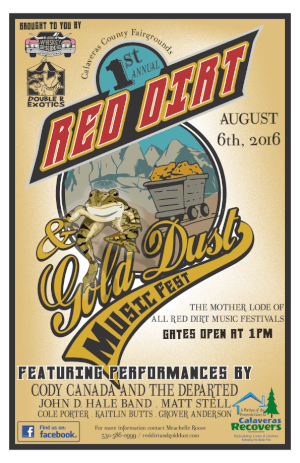 Grab Your Tickets Now For The Big Red Dirt & Gold Dust Festival On August 6th!