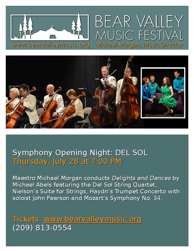 Symphony Opening Tonight At BVMF With Del Sol Thursday, July 28 at 7:00 PM