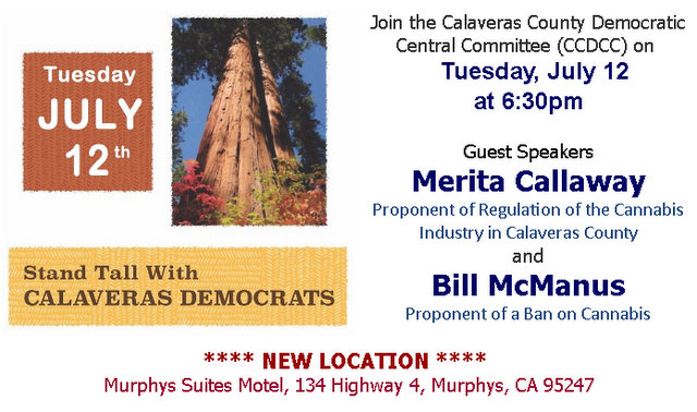 The Great Calaveras County Cannabis Debate Is Tuesday, July 12, 2016