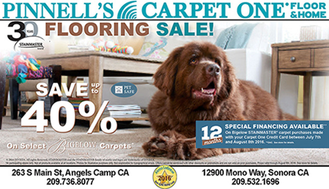 Save Up To 40% On Flooring At Pinnell’s Carpet One!